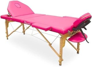 tables de massage pliantes roses